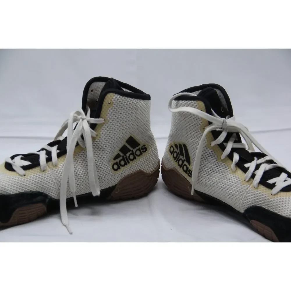 Adidas Tech Fall 2.0 Wrestling Shoes Mens Size 9 White Black Lace Up Training